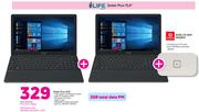 2 x iLife Zedair Plus 15.6"-On My Gig 1 Plus Vodacom R218 LTE WiFi Modem