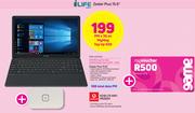 iLife Zedair Plus 15.6"-On My Meg Top Up 500 Plus R218 LTE WiFi Modem
