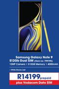 Samsung Galaxy Note 9 512GB Dual Sim Plus Vodacom Data Sim
