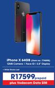 Apple iPhone X 64GB Plus Vodacom Data Sim