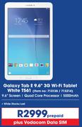 Samsung Galaxy Tab E 9.6" 3G Wi-Fi Tablet White T561 Plus Vodacom Sim
