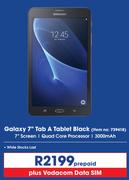 Samsung Galaxy 7" Tab A Tablet (Black)  Plus Vodacom Sim
