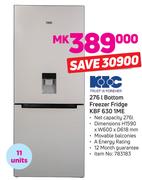 KIC 276L Bottom Freezer Fridge(KBF 630 1ME)
