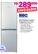 KIC 239L Bottom Freezer Fridge(KBF 525 1 ME)