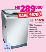Bosch 13Kg Top Loader Washing Machine(WDE135SOZA)
