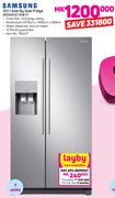 Samsung 551L Side By Side Fridge(RS50N3C13S8 F)