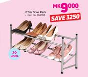 2 Tier Shoe Rack-Each