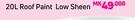 Homestead 20Ltr Roof Paint Low Sheen-Each