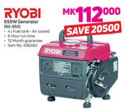Ryobi 650W Generator(RG-950)