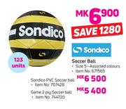 Sondico Soccer Ball Size 5 Assorted Colours