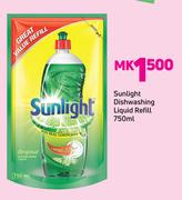 Sunlight Dishwashing Liquid Refill-750ml