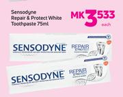 Sensodyne Repair & Protect White Toothpaste-75ml Each