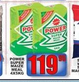 Power Super Maize Meal-4 x 5Kg