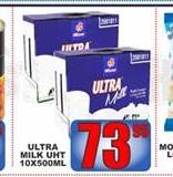 Ultra Milk UHT-10 x 500ml