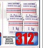 Decastro White Sugar-24 x 1Kg