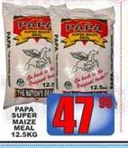 Papa Super Maize Meal-12.5Kg