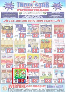 Three Star Cash & Carry (13 Sep - 20 Sep 2017), page 1