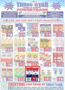 Three Star Cash & Carry (13 Sep - 20 Sep 2017), page 1