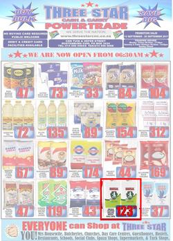 Three Star Cash & Carry (13 Sep - 20 Sep 2017), page 1