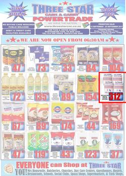 Three Star Cash & Carry (13 Sep - 20 Sep 2017), page 1