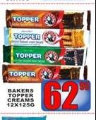 Bakers Topper Creams-12 x 125g
