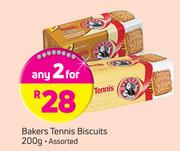 Bakers Tennis Biscuits-2X200g
