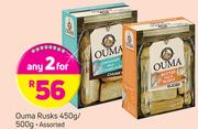 Ouma Rusks-2X450g/500g