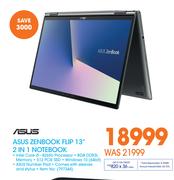 Asus Zenbook Flip 13" 2 In 1 Notebook