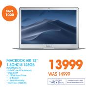 Apple Macbook Air 13" 1.8GHz i5 128GB MQD32SO A