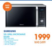 Samsung 32L Grill Microwave (Silver) ME0113M1/XFA