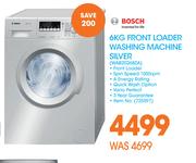 Bosch 6Kg Front Loader Washing Machine (Silver) WAB20268ZA