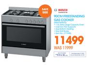 Bosch 90CM Freestanding Gas Cooker HSG734357Z