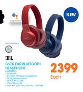 JBL Over Ear Bluetooth Headphone LIVE500BT-Each