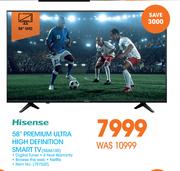 Hisense 58" Premium Ultra High Definition Smart TV 58A6100