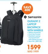 Samsonite Guradit 2 Laptop Backpack With Wheels