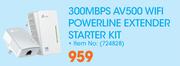 TP Link 300 MBPS AV500 WiFi Powerline Extender Starter Kit