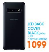 Samsung Galaxy S10e LED Back Cover Black