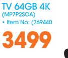 Apple TV 64GB 4K MP7P2SOA