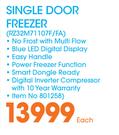 Samsung Single Door Freezer RZ32M71107F/FA-Each