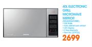 Samsung 40Ltr Electronic Grill Microwave Mirror MG402MADXBBF