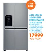 LG 601Ltr Side By Side Freeze/Fridge Water & Ice Silver GC-L247SLUV A