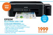 Epson Eco Tank 3 In 1 MF Colour Printer L382