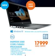 Dell Inspiron 3580 Core i7-8565U Processor