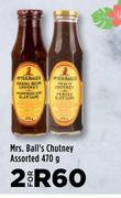 Mrs.Ball's Chutney Assorted-For 2 x 470g
