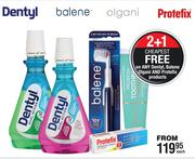 Dentyl, Balene, Olgani And Protefix Products-Each