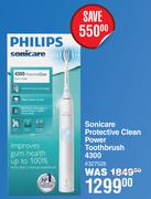 Philips Sonicare Protective Clean Power Toothbrush 4300
