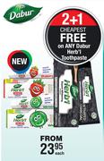 Dabur Herb'l Toothpaste-Each