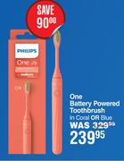 Philips One Battery Powered Toothbrush-Each