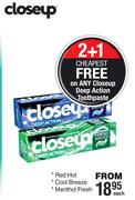 Closeup Deep Action Toothpaste-Each