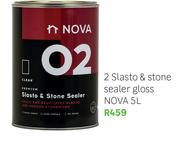 Nova 2 Slasto & Stone Sealer Gloss-5L